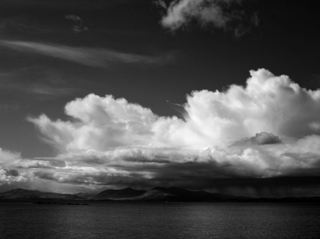 Storm clouds over Mull