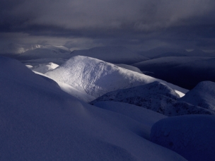 Deep snow, Ben Cruachan